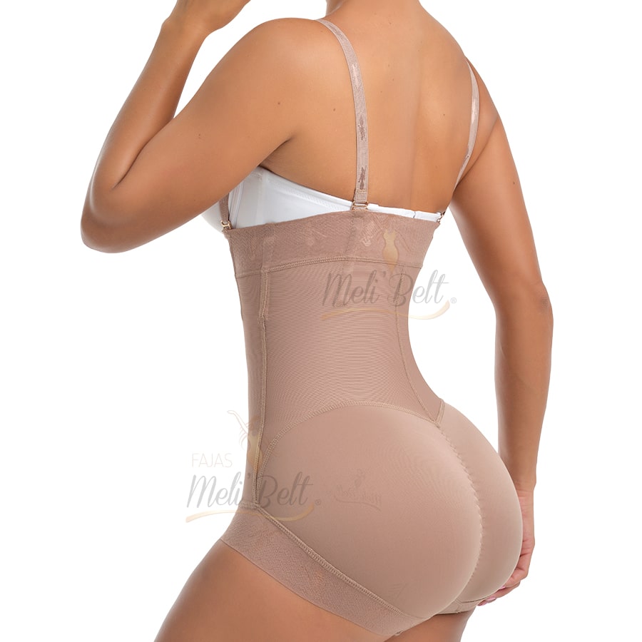 FAJA BODY STRAPLE ENCAJE SILICONADO POSTQUIRURGICA POST PARTO USO DIARIO MELI BELT