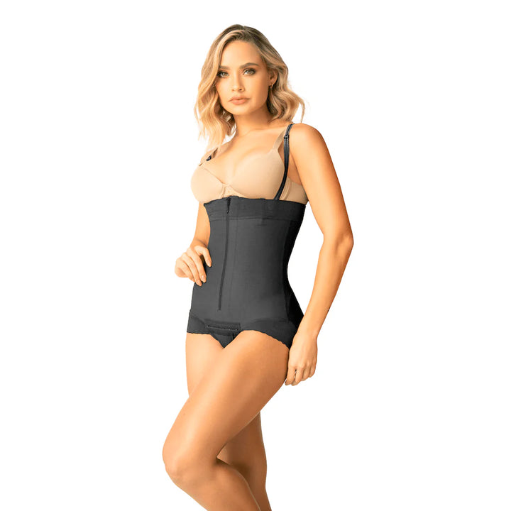 FAJA BODY STRAPLE ENCAJE SILICONADO POSTQUIRURGICA POST PARTO USO DIARIO MELI BEL