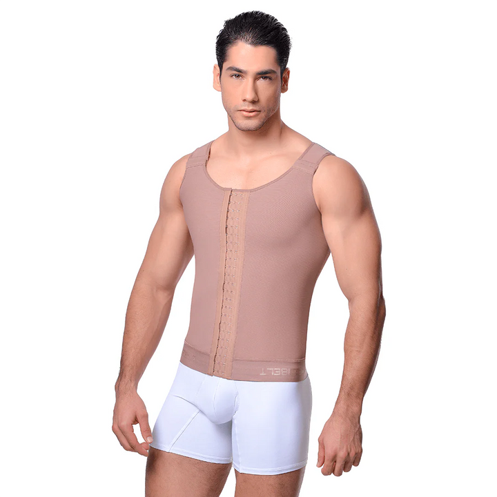 FAJA CHALECO PARA HOMBRE CON BROCHES  AJUSTABLES POSTQUIRURGICA CORRECTOR POSTURA MELI BELT