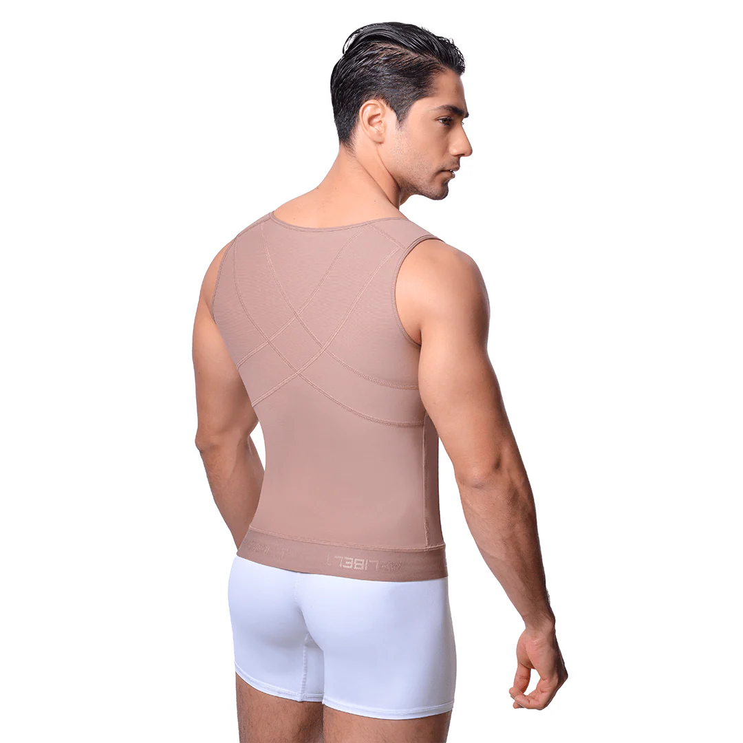 FAJA CHALECO PARA HOMBRE CON BROCHES  AJUSTABLES POSTQUIRURGICA CORRECTOR POSTURA MELI BELT