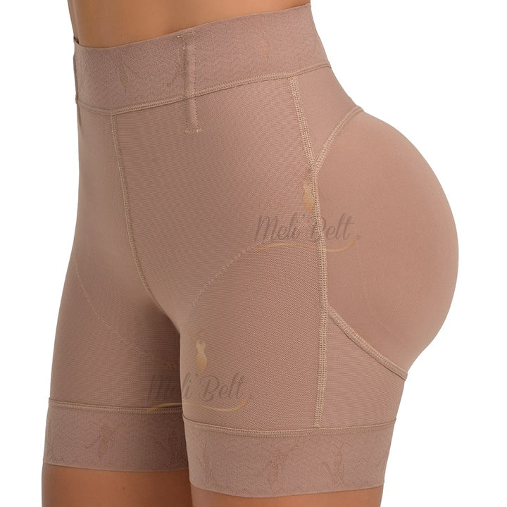 FAJA SHORT TALLE ALTO ESTILIZA CADERAS LEVANTA GLUTEOS  MELI BELT