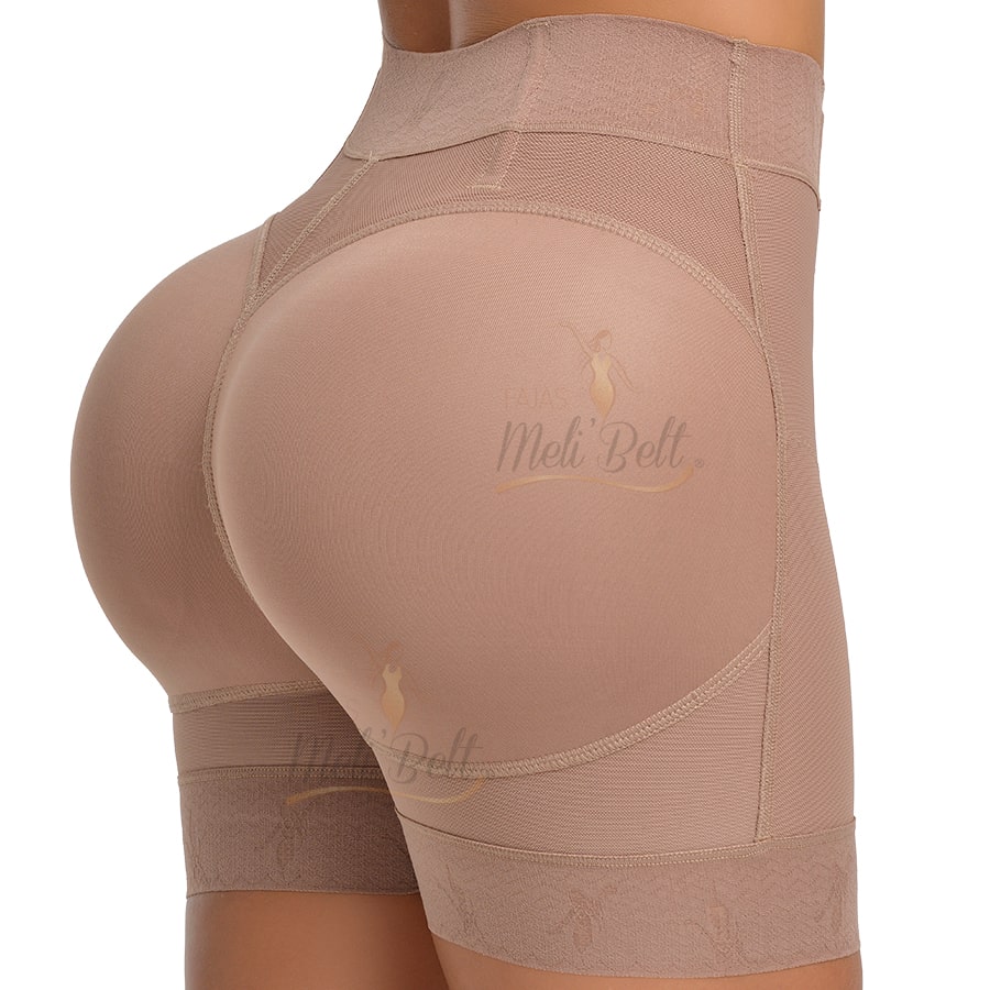FAJA SHORT TALLE ALTO ESTILIZA CADERAS LEVANTA GLUTEOS  MELI BELT