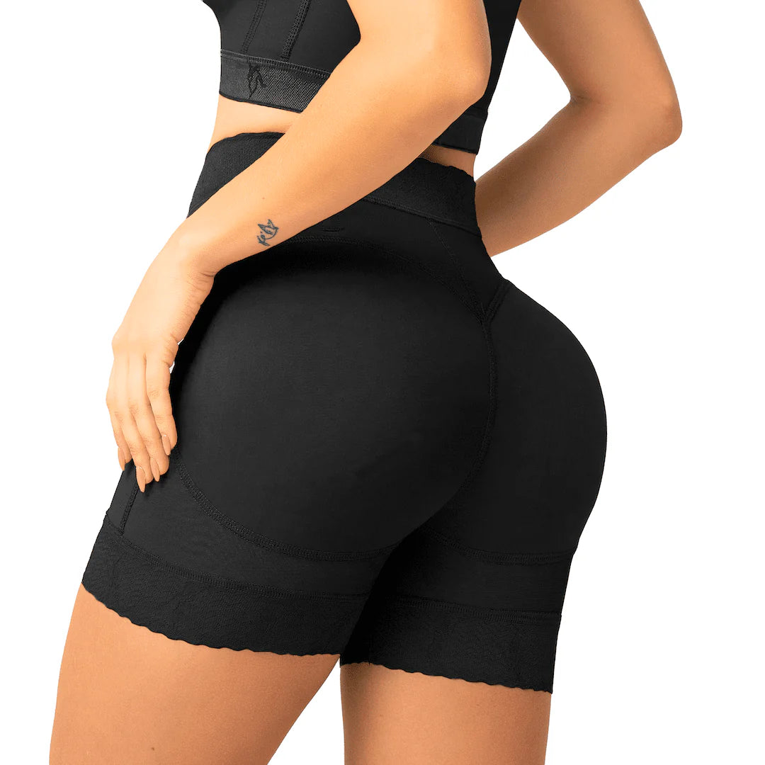 FAJA SHORT TALLE ALTO ESTILIZA CADERAS LEVANTA GLUTEOS  MELI BELT