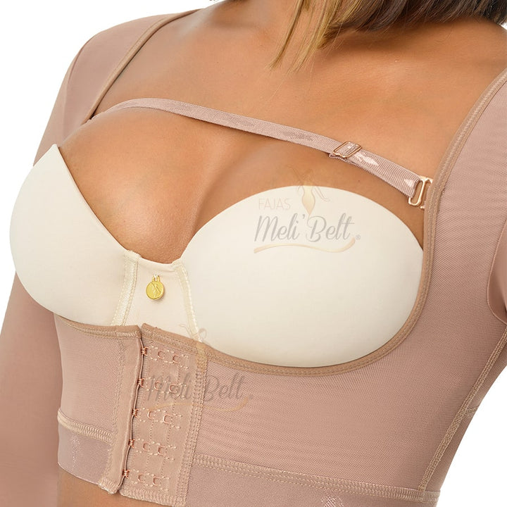 BRASIER POST QUIRURGICO CON MANGAS MELI BELT