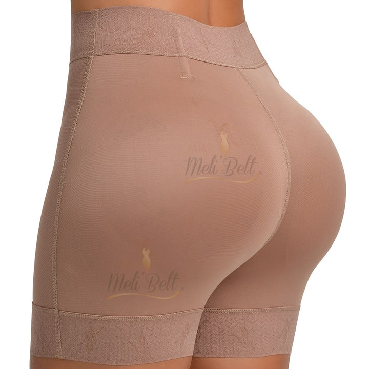 FAJA SHORT SIN COSTURAS ULTRAINVISIBLE MELI BELT LEVANTA GLUTEOS CONTROL ABDOMEN BAJO NO SE NOTA BAJO LA ROPA