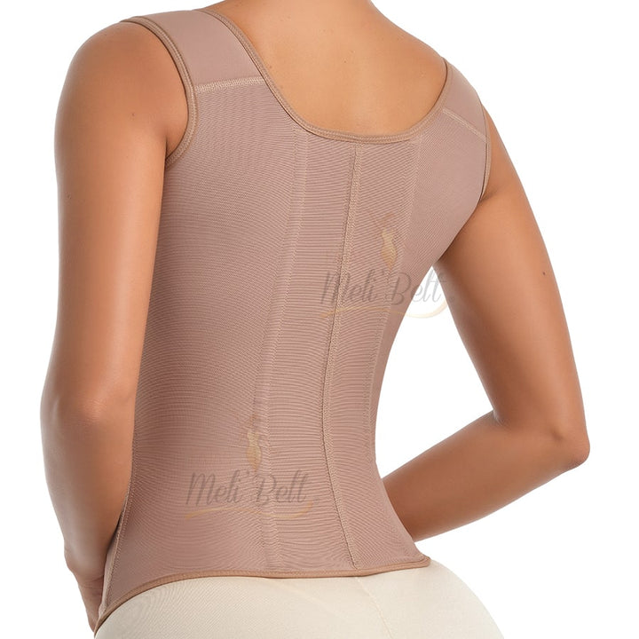 FAJA CHALECO MELI BELT MOLDEADORE ESTILIZA ABDOMEN CINTURA REFUERZO LUMBAR POSTQUIRURGICA 5044