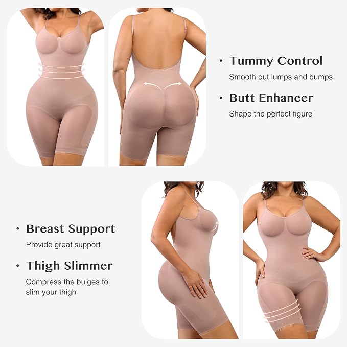 FAJA REDUCTORA SIN COSTURAS BODY SEAMLESS REDUCE ESTILIZA MOLDEA TU CUERPO IDEAL PARA LLEVAR CON VESTIDOS