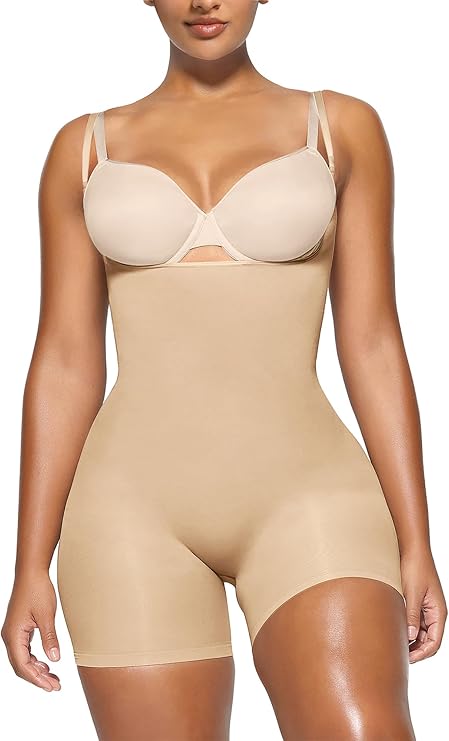 BEIGE PITBULL LIPOSCULPTURE GIRDLE ADJUSTABLE COLOMBIAN JOINT FAT BURNING