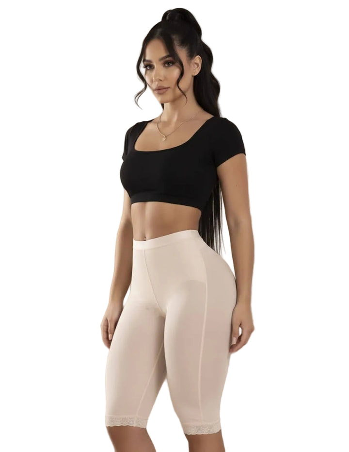 CEINTURE DE LIPOSCULPTURE PITBULL BEIGE AJUSTABLE ARTICULATION COLOMBIENNE BRÛLAGE DES GRAISSES