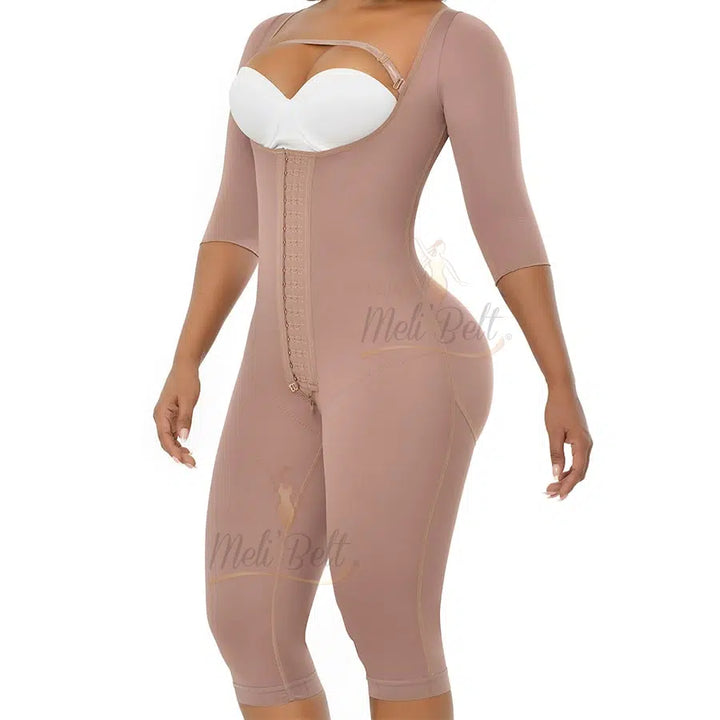 FAJA TIPO CAPRI MELIBELT CON MANGAS COMPRESION MEDIA CREMALLERA PERINEAL ETAPA 1