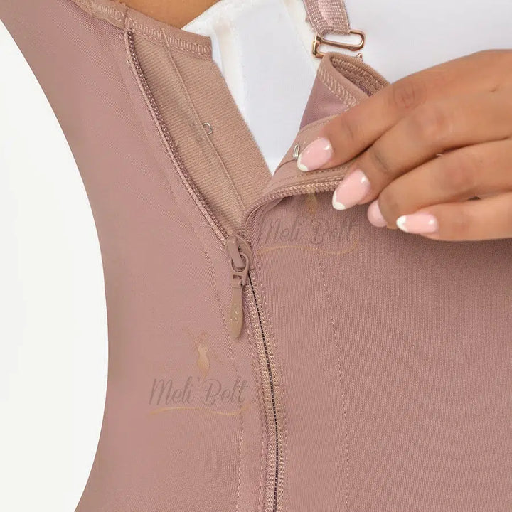 FAJA MELIBELT ETAPA 1 HASTA LA RODILLA SIN COSTURAS CON TIRANTES AJUSTABLES