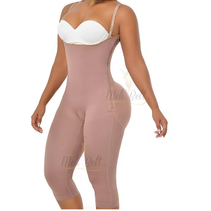 FAJA MELIBELT ETAPA 1 HASTA LA RODILLA SIN COSTURAS CON TIRANTES AJUSTABLES