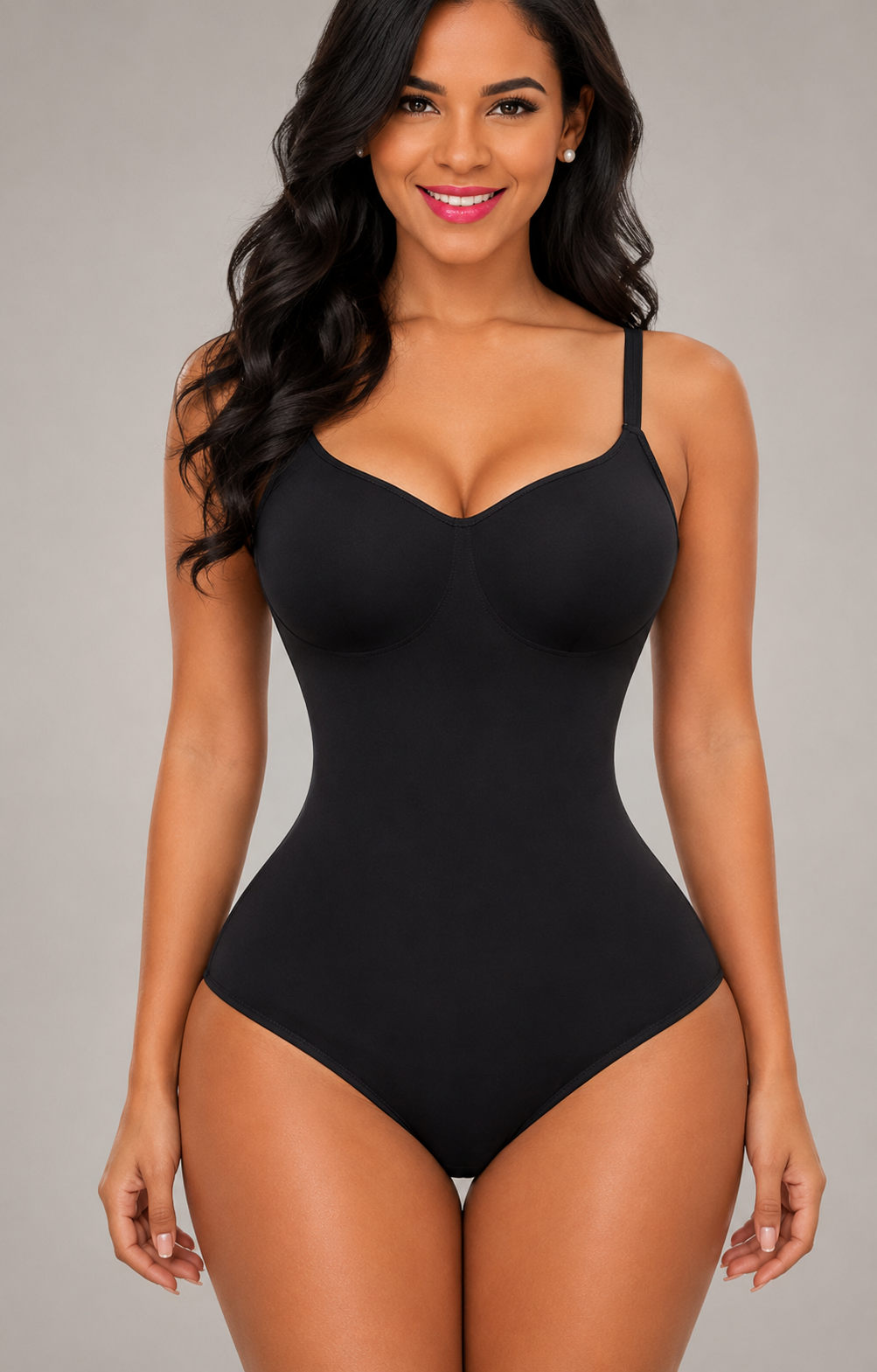 BODY VIRAL SIN COSTURAS TEDDY SEAMLESS CON TIRANTES AJUSTABLES