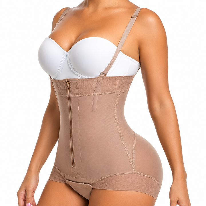 FAJA BODY STRAPLE ENCAJE SILICONADO POSTQUIRURGICA POST PARTO USO DIARIO MELI BELT