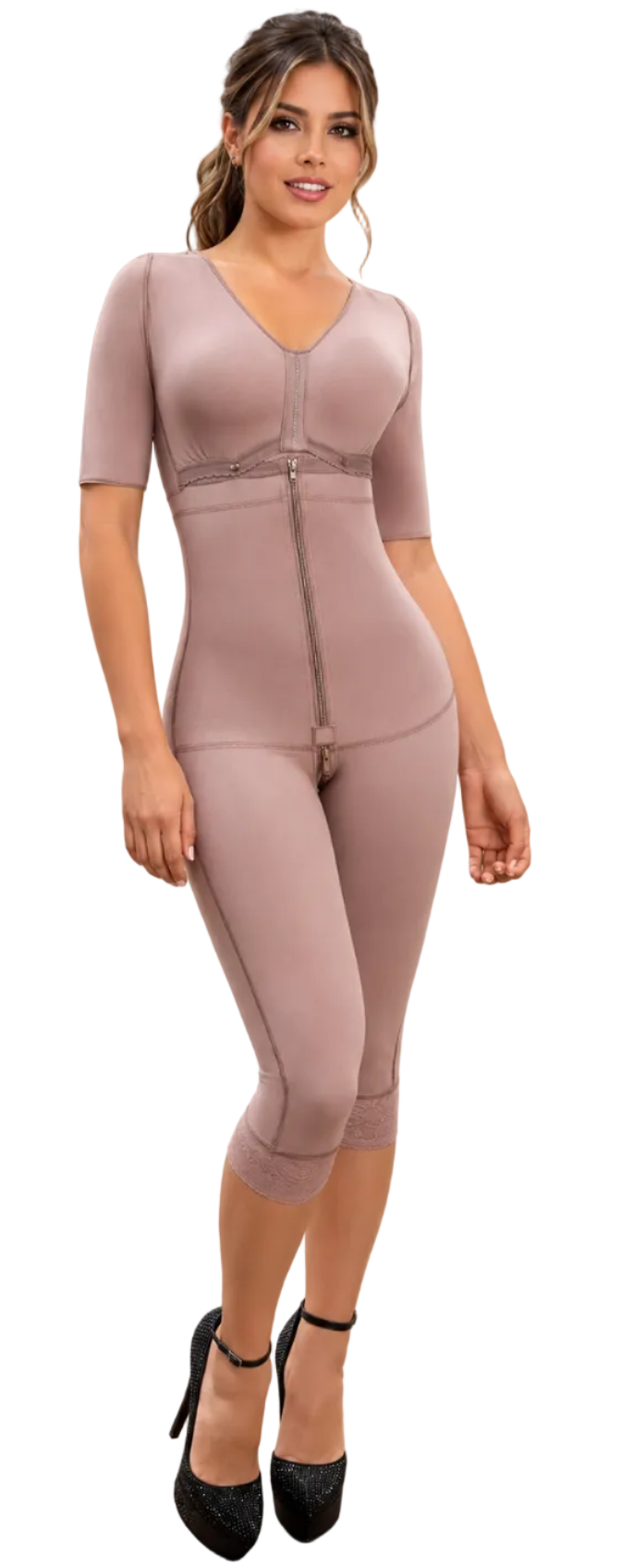 FAJA COLOMBIANA DE ALTA COMPRESION MANGAS MAXICOLY RECUPERACION POSTQUIRURGICA