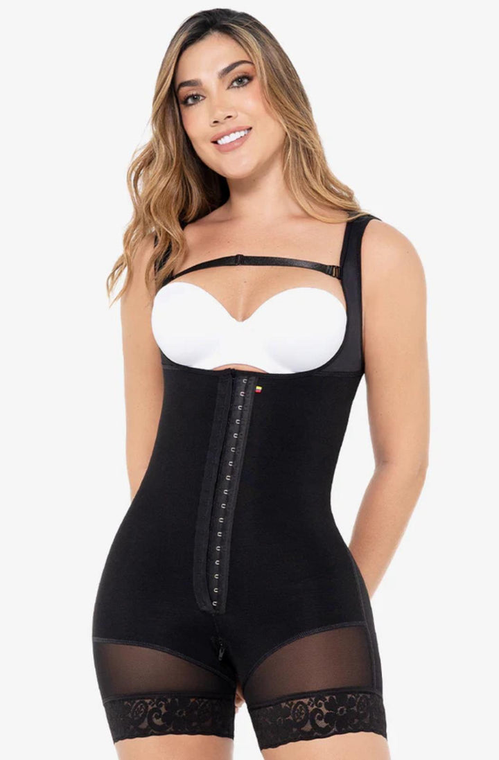 CEINTURE DE LIPOSCULPTURE PITBULL BEIGE AJUSTABLE ARTICULATION COLOMBIENNE BRÛLAGE DES GRAISSES