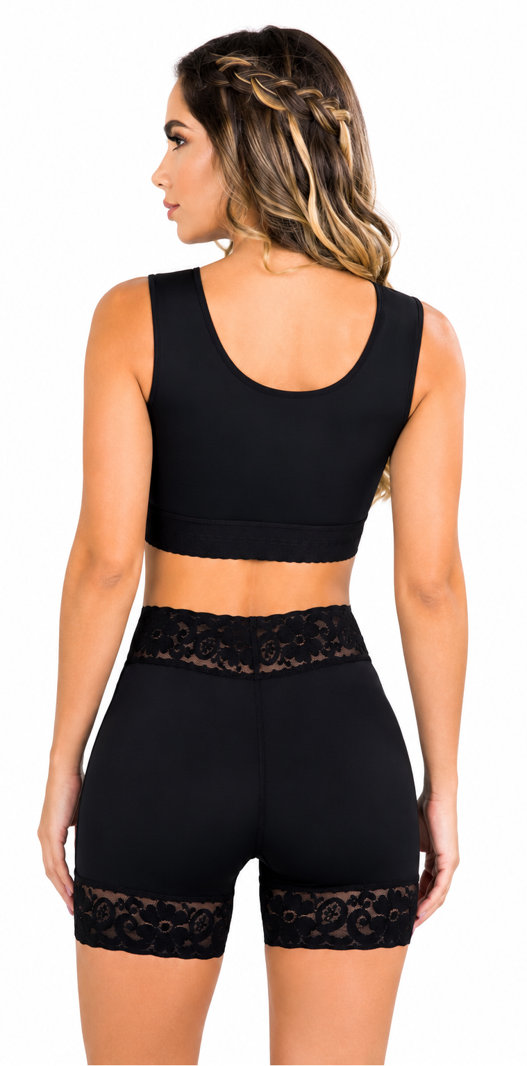 SHORT LEVANTAGLUTEOS MAXICOLY FAJA MOLDEADORA CONTROL DE ABDOMEN CINTURA PARA MUJER