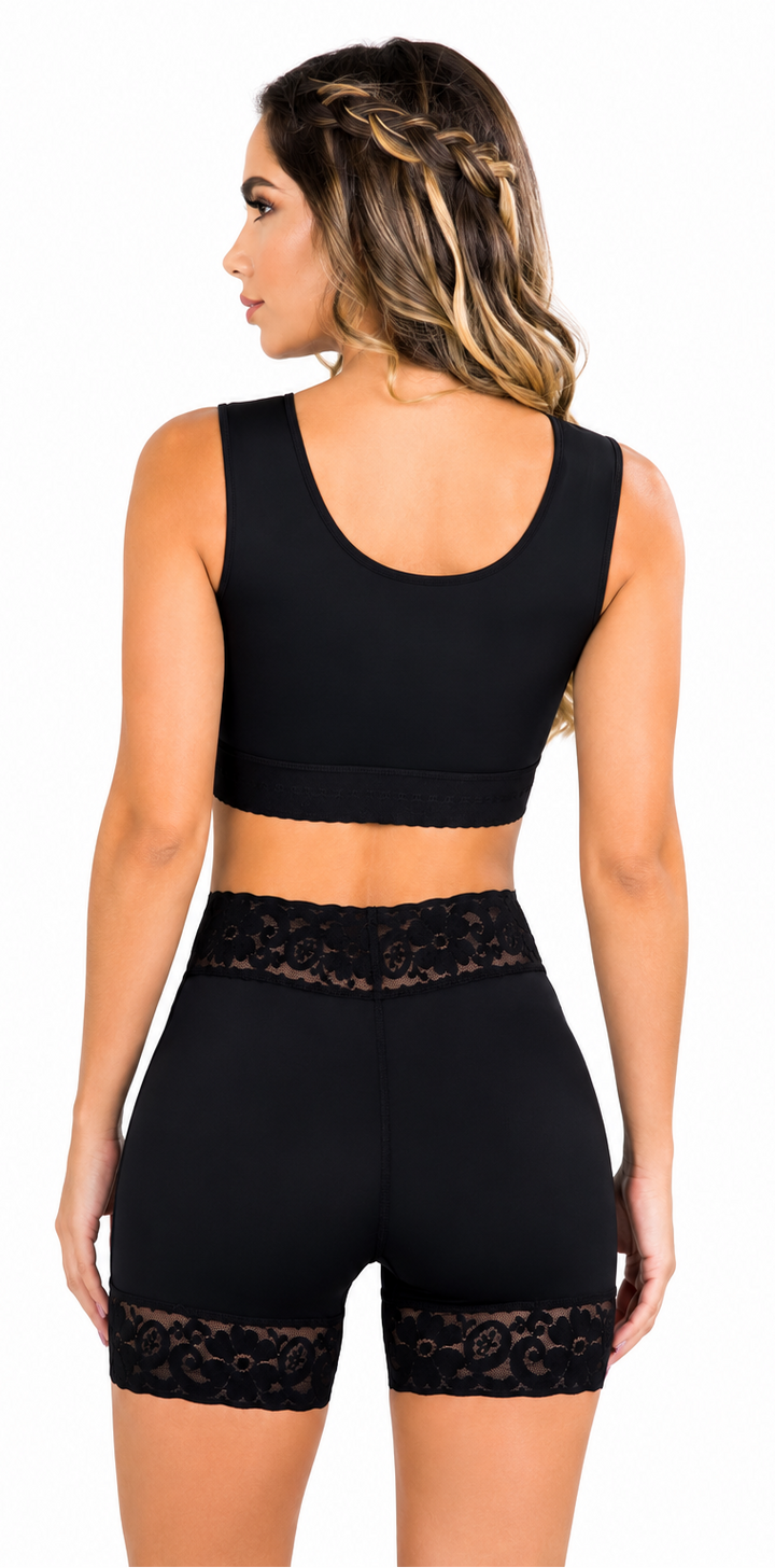 SHORT LEVANTAGLUTEOS MAXICOLY FAJA MOLDEADORA CONTROL DE ABDOMEN CINTURA PARA MUJER