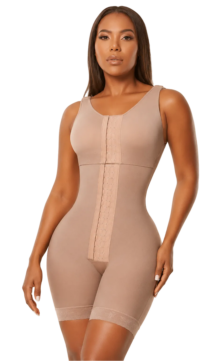 FAJA SHORT CON SUJETADOR DE ALTA COMPRESION POSTQUIRURGICA MELI BELT SIN VARILLAS