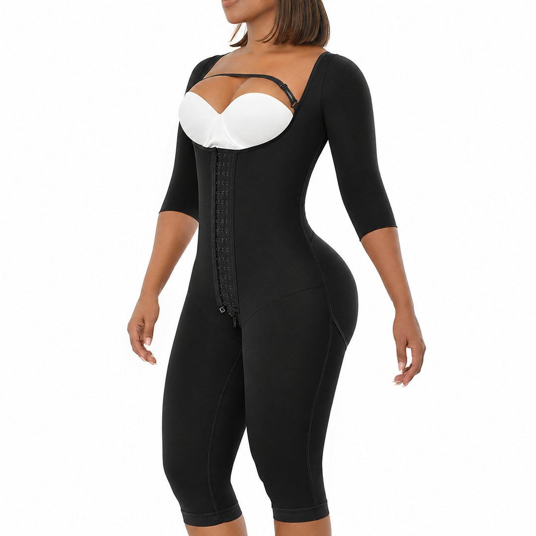 FAJA TIPO CAPRI MELIBELT CON MANGAS COMPRESION MEDIA CREMALLERA PERINEAL ETAPA 1