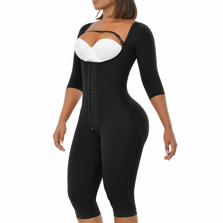 FAJA TIPO CAPRI MELIBELT CON MANGAS COMPRESION MEDIA CREMALLERA PERINEAL ETAPA 1