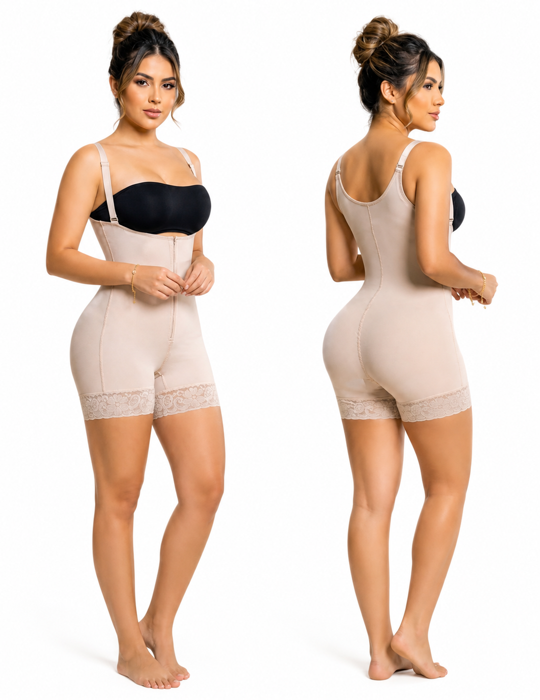 FAJA SHORT MOLDEADORA ENTERIZO LATEX TERMICO EN ABDOMEN ELIMINA TOXINAS