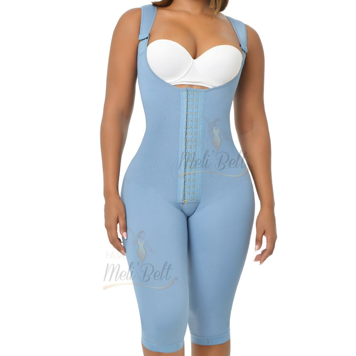 FAJA MELIBELT ETAPA 1 HASTA LA RODILLA SIN COSTURAS CON TIRANTES AJUSTABLES