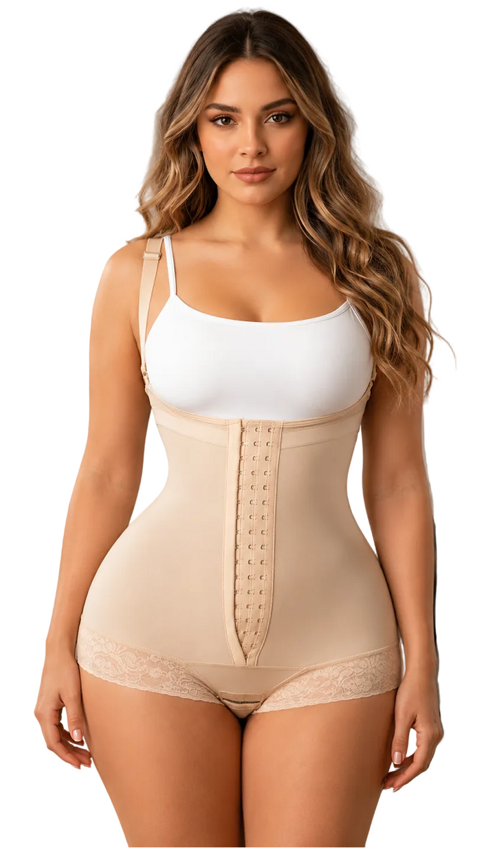 FAJA SHORT MOLDEADORA PITBULL BODY CACHETERO CON BROCHES AJUSTABLES  FP0412-2