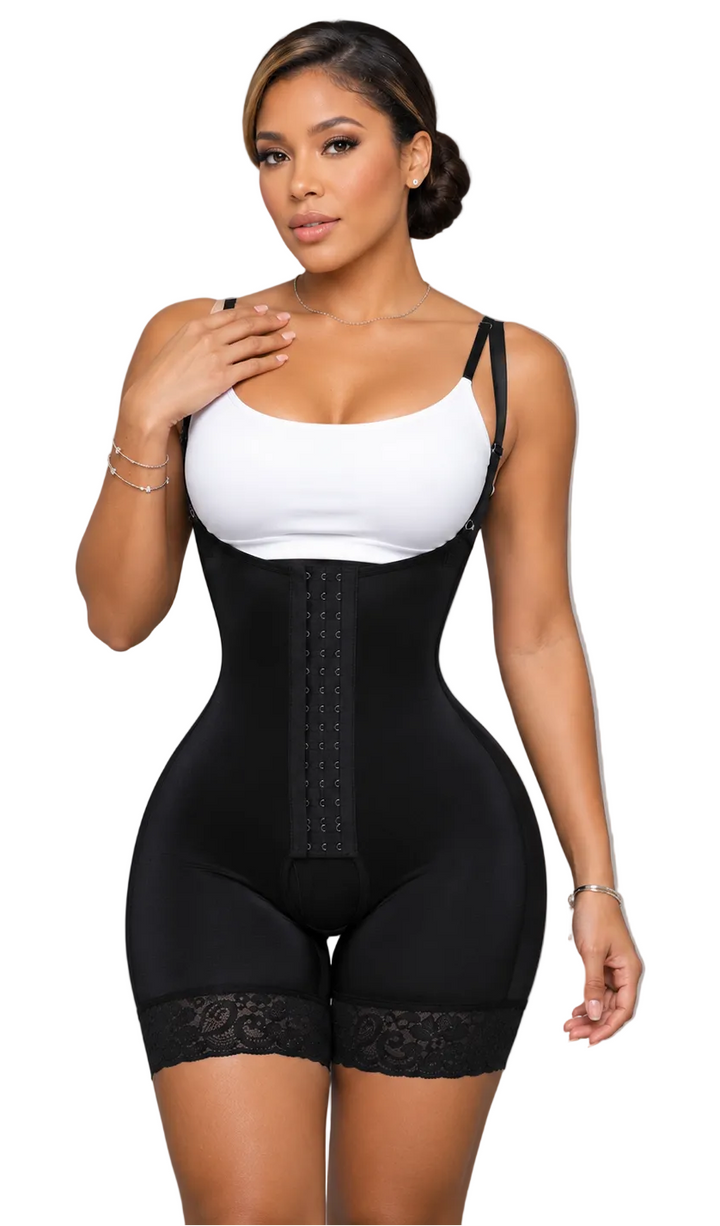 FAJA COLOMBIANA PITBULL SATIN SCULP ALTA COMPRESION CONTROL DE ABDOMEN REALCE DE GLUTEOS
