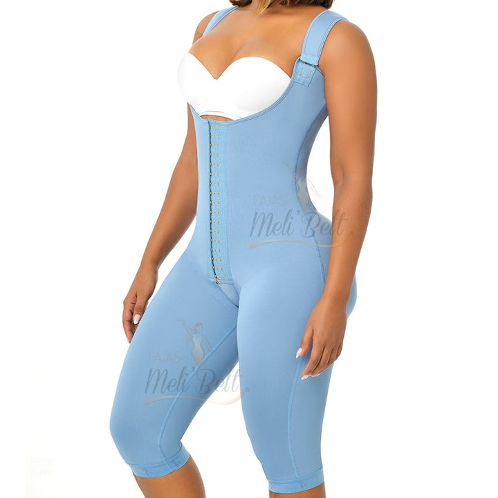 FAJA MELIBELT ETAPA 1 HASTA LA RODILLA SIN COSTURAS CON TIRANTES AJUSTABLES