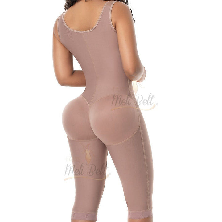 FAJA MELIBELT ETAPA 1 HASTA LA RODILLA SIN COSTURAS CON TIRANTES AJUSTABLES