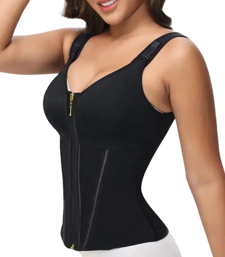 Faja Reloj de Arena Doble Compresión Efecto Cintura de Avispa sujetador integrado