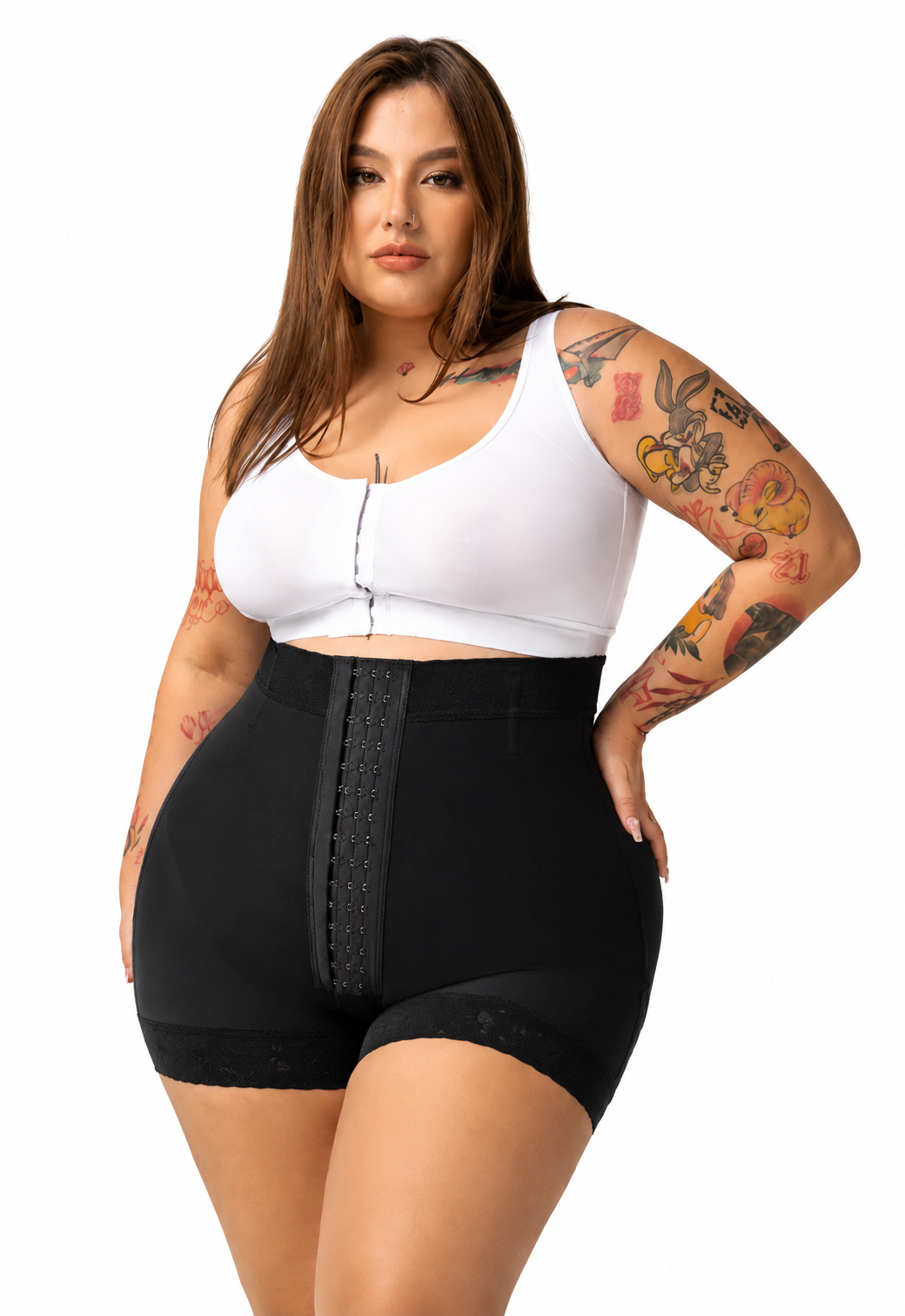 FAJA SHORT LEVANTA GLUTEOS BROCHES REGULABLES USO DIARIO MELI BELT