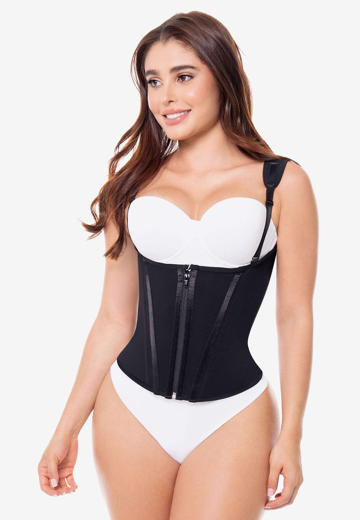 FAJA RELOJ DE ARENA EXTREMO CHALECO ZAFIRO MARIA E USO DIARIO POSTQUIRURGICA POST PARTO