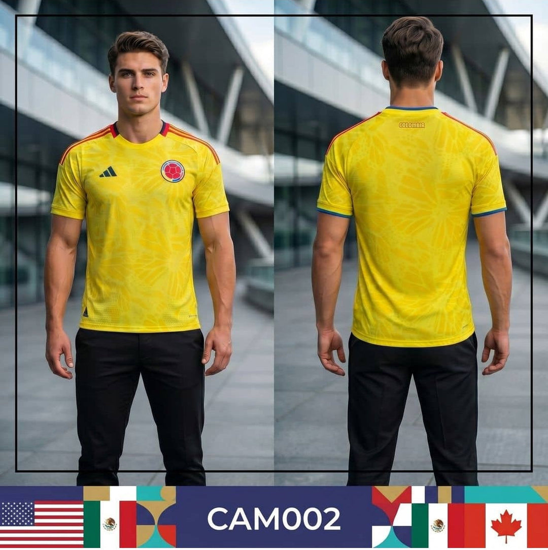 CAMISETA TRICOLOR DE LA SELECCION COLOMBIA PARA HOMBRE MUNDIAL 2026