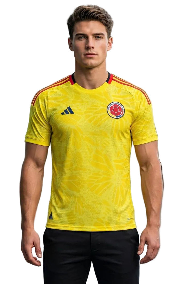 CAMISETA TRICOLOR DE LA SELECCION COLOMBIA PARA HOMBRE MUNDIAL 2026