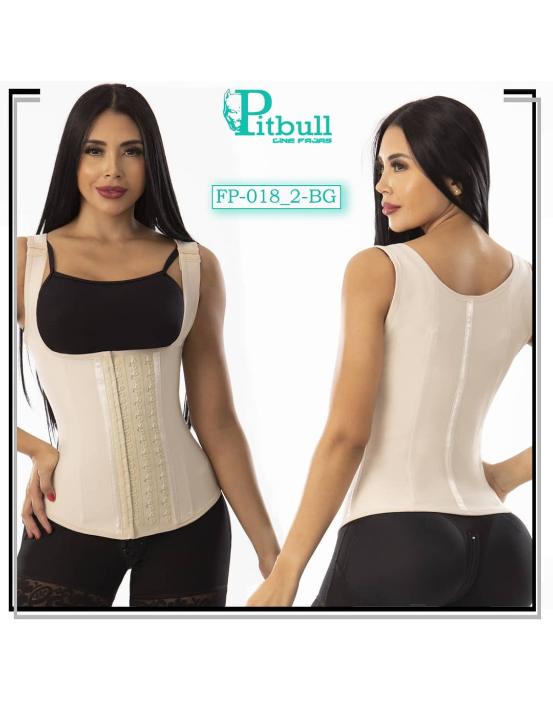 PITBULL LATEX VEST BELT WITH 3 LEVEL COMPRESSION FP018_2