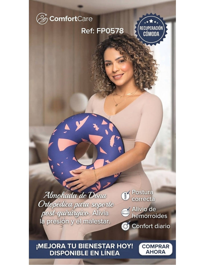 COJIN BBL POSTQUIRURGICO PITBULL EN FORMA DE DONNA CON PERLAS ADAPTABLES