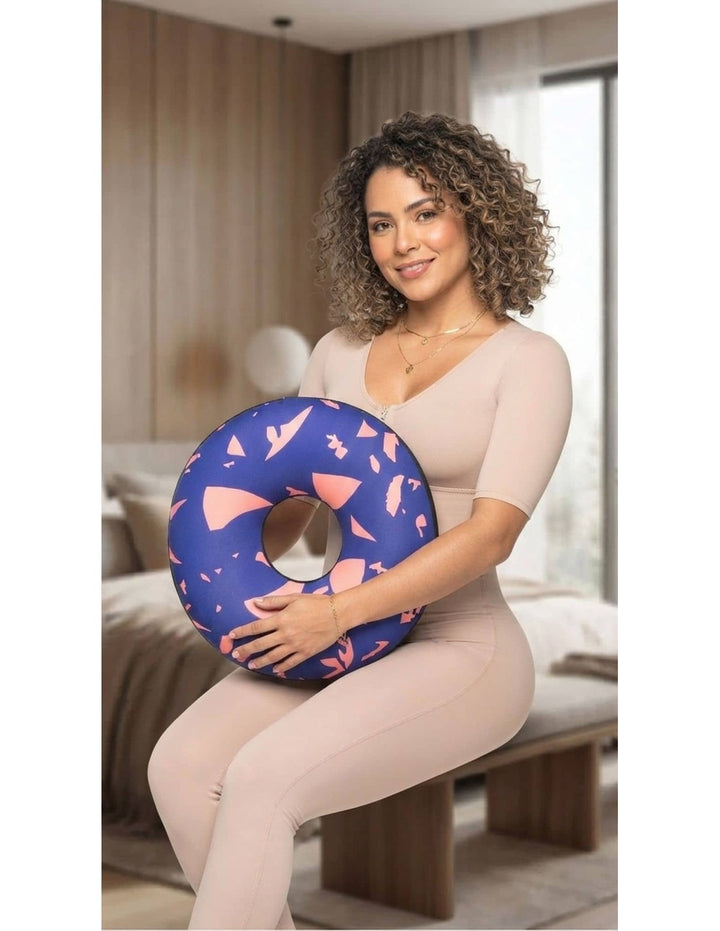 COJIN BBL POSTQUIRURGICO PITBULL EN FORMA DE DONNA CON PERLAS ADAPTABLES