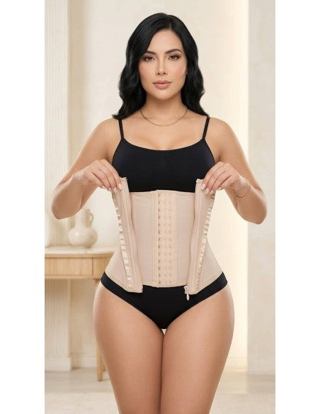 FAJA CINTURILLA RELOJ DE ARENA PITBULL BROCHES REGULABLES Y CREMALLERA EXTERIOR FP838-2