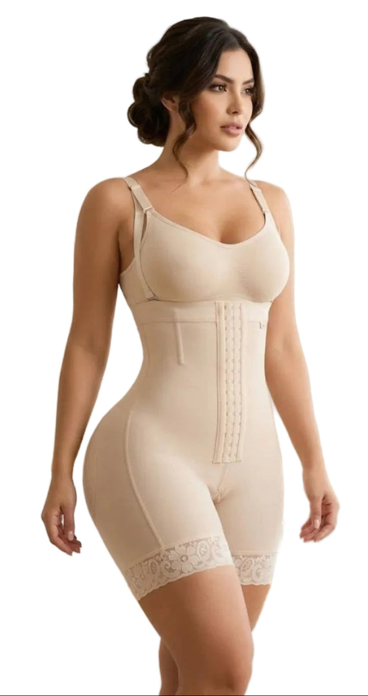 FAJA COLOMBIANA PITBULL INVISIBLE CORCHETES REGULABLES POST QUIRURGICA USO DIARIO