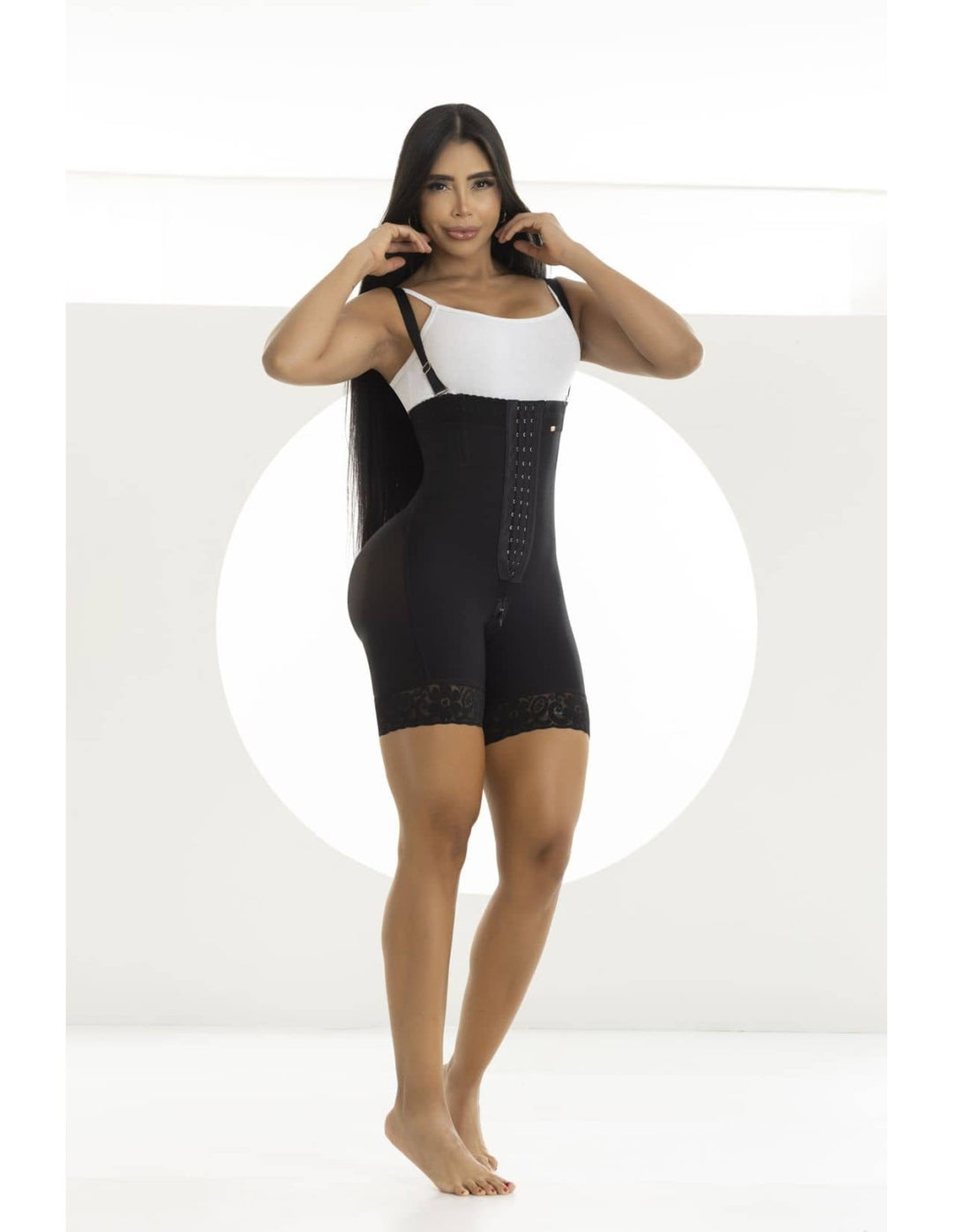 FAJA COLOMBIANA PITBULL INVISIBLE CORCHETES REGULABLES POST QUIRURGICA USO DIARIO