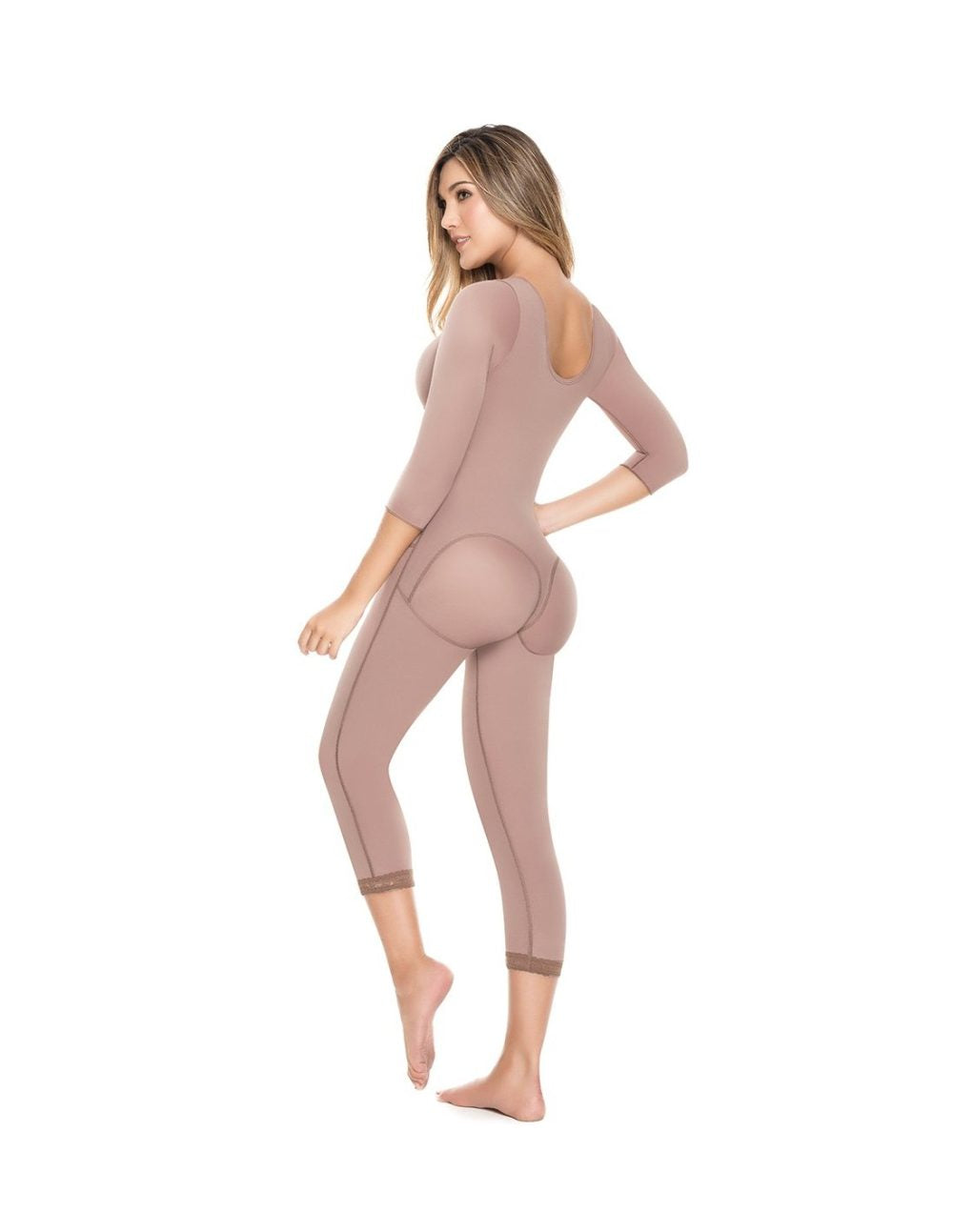 FULL GIRDLE WITH BRA OPENING INTIMATE AREA GLUTE ENHANCEMENT FAJATE