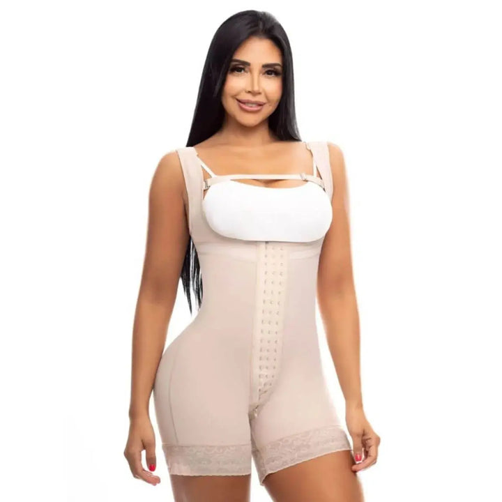 FAJA POSTOPERATORIA SHORT CON CIERRE PITBULL. COMPRESIÓN, CONTROL ABDOMINAL Y MÁXIMA COMODIDAD
