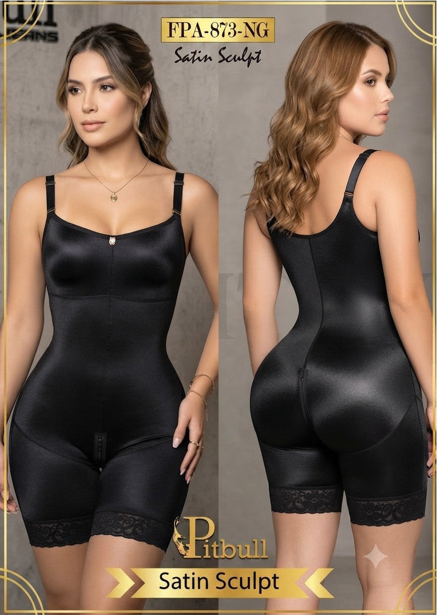 FAJA REDUCTORA MOLDEADORA SATIN SCULPT ALTA COMPRESION REALCE DE GLUTEOS NO SE MARCA BAJO LA ROPA