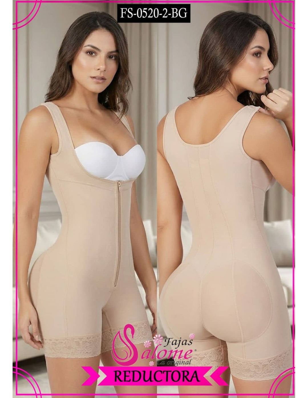 FAJA COLOMBIANA SALOME CONTROL DE ABDOMEN COMPRESION MOLDEO Y DEFINICION 0520-2