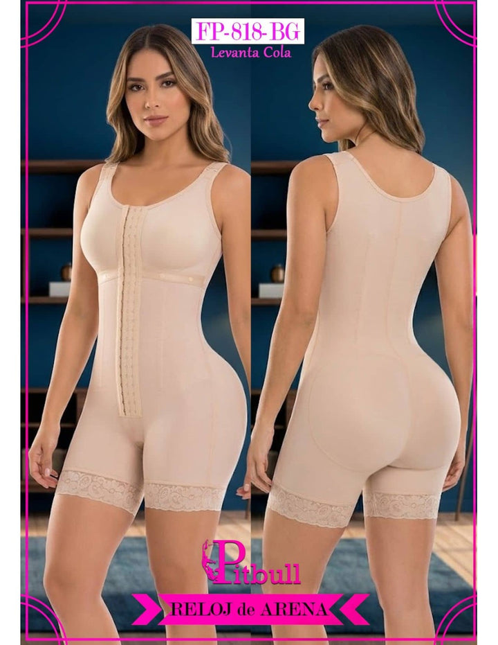 FAJA RELOJ DE ARENA CON VARILLAS Y SUJETADOR INCLUIDO  REALZA LA FIGURA ESTILIZA MARCA PITBULL