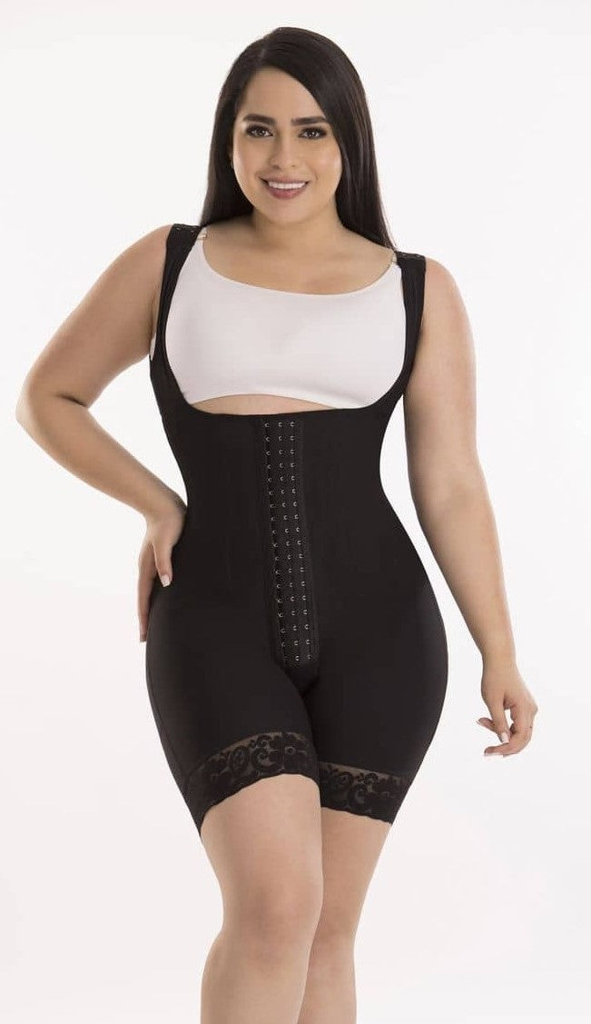 PITBULL HOURGLASS GIRDLE FREE BREASTS MOLDS WAIST ENHANCES BUTTONS