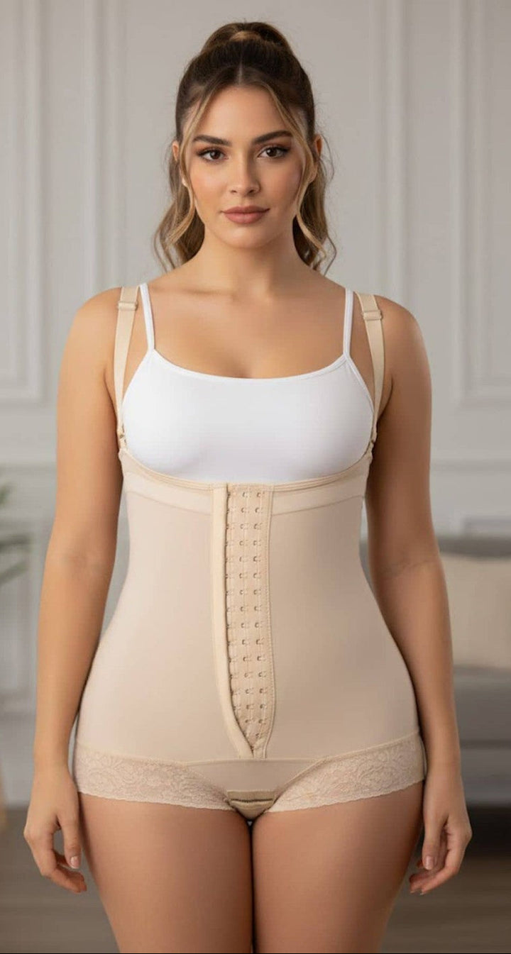 FAJA SHORT MOLDEADORA PITBULL BODY CACHETERO CON BROCHES AJUSTABLES  FP0412-2