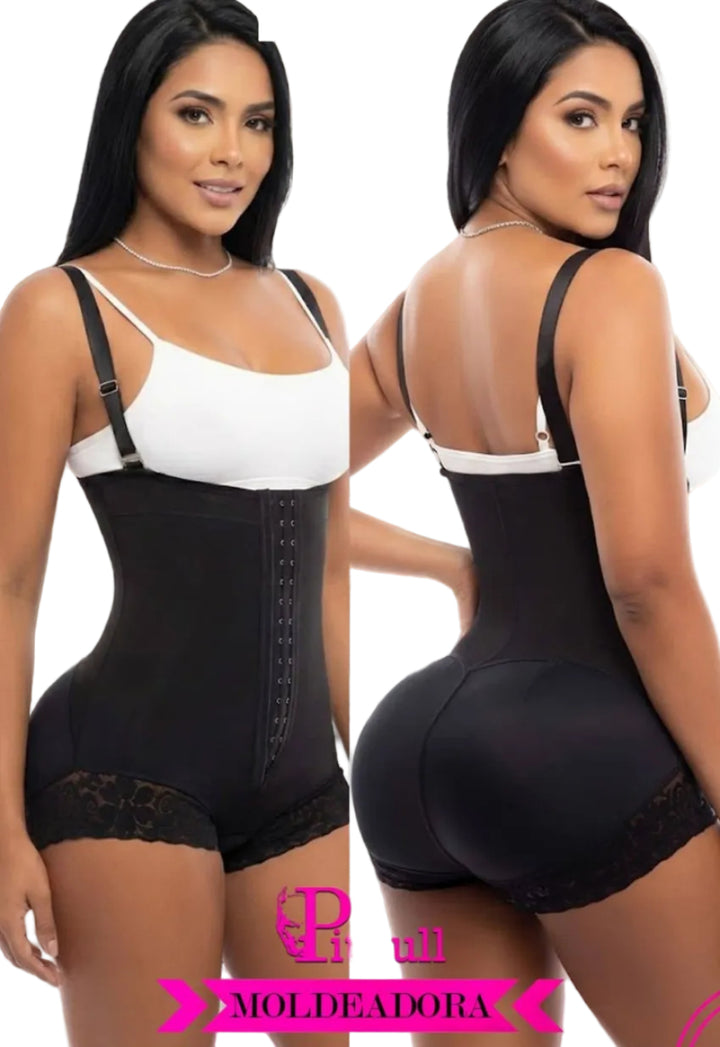 FAJA SHORT MOLDEADORA PITBULL BODY CACHETERO CON BROCHES AJUSTABLES  FP0412-2